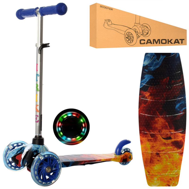 Самокат iTrike Mini BB 3-013-4-F-DBL (blue) Самокат iTrike Mini BB 3-013-4-F-DBL (blue)